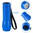 Compact Mini LED Plastic Flashlight With Wrist Strap | https://www.bestnamebadges.com