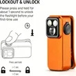 Rechargeable EDC Flashlight Clip-on Pocket Light | https://www.bestnamebadges.com