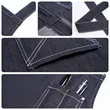 Cotton Denim Kitchen Aprons w/ Cross Strap & 3 pockets | https://www.bestnamebadges.com