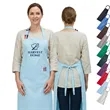 Serge Kitchen Aprons w/ Adjustable Straps & 2 front pockets | https://www.bestnamebadges.com