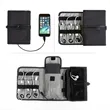 Custom Portable Compact Travel Electronics Organizer Bag | https://www.bestnamebadges.com