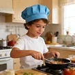 Polyester Kids Chef Hat W/ Elastic | https://www.bestnamebadges.com
