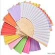 Bamboo Folding Fan | https://www.bestnamebadges.com