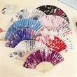 Bamboo Folding Fan | https://www.bestnamebadges.com