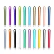 3/4" Full Color Double Ended Polyester Lanyard | https://www.bestnamebadges.com
