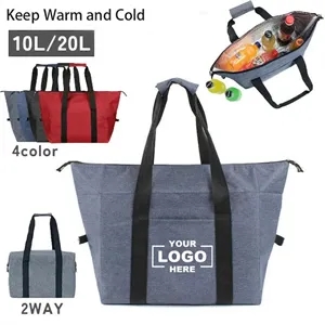 Sustainable RPET Tote With Zipper