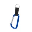 Carabiner With Strap And Split Ring Keychain | https://www.bestnamebadges.com