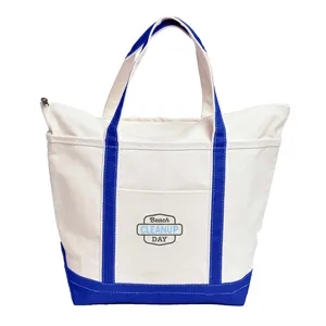 Classic Boat Bag with Embroidery
