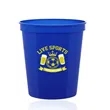16 oz. Reusable Plastic Stadium Cup | https://www.bestnamebadges.com