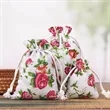 Cotton Linen Drawstring Sachet Pouch | https://www.bestnamebadges.com