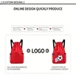Waterproof Drawstring Backpack | https://www.bestnamebadges.com