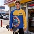 Custom Full Sublimated Quarter Zip Long Sleeve Jacket | https://www.bestnamebadges.com
