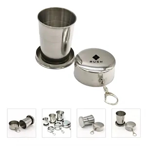 2 Oz Stainless Steel Collapsible Shot Cup