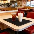 Custom PVC Coffee Bar Mat For Counter 17.7"x11.8" | https://www.bestnamebadges.com