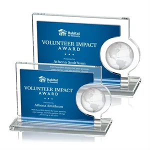 Calvina Globe Award - Blue