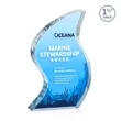 Nexis VividPrint™ Double Sided Award | https://www.bestnamebadges.com