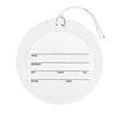 Custom Round Luggage Tag | https://www.bestnamebadges.com