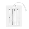Imprinted Medium Luggage Tag | https://www.bestnamebadges.com