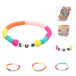 Letter Beaded Soft Clay Bracelet