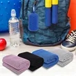Quick Dry Cooling Sports Towel With Portable Carrying Case | https://www.bestnamebadges.com