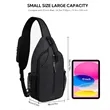 Crossbody Sling Chest Backpack Lightweight Travel Daypack | https://www.bestnamebadges.com
