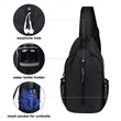 Crossbody Sling Chest Backpack Lightweight Travel Daypack | https://www.bestnamebadges.com