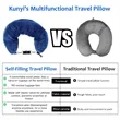 Portable Travel Neck Pillow With Hidden Storage Pocket | https://www.bestnamebadges.com