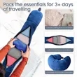 Portable Travel Neck Pillow With Hidden Storage Pocket | https://www.bestnamebadges.com