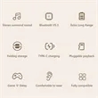 Foldable Wireless Bluetooth Over Ear Headphones | https://www.bestnamebadges.com