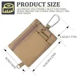 Tactical Mini Utility Pouch Keychain EDC Storage Bag | https://www.bestnamebadges.com