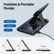3 In 1 Foldable Magnetic Wireless Charging Station | https://www.bestnamebadges.com