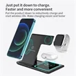 3 In 1 Foldable Magnetic Wireless Charging Station | https://www.bestnamebadges.com