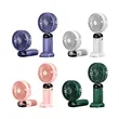 Foldable 3 in 1 Rechargeable Handheld Desk Fan | https://www.bestnamebadges.com