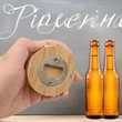 Bamboo Bottle Opener Magnet | https://www.bestnamebadges.com