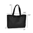 Rivet Tote with Embroidery | https://www.bestnamebadges.com