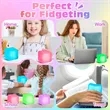 Squeezable Ice Cube Stress Balls | https://www.bestnamebadges.com