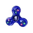 Custom Clear LED Light Fidget Spinner Toys | https://www.bestnamebadges.com