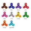 Custom Clear LED Light Fidget Spinner Toys | https://www.bestnamebadges.com
