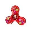 Custom Clear LED Light Fidget Spinner Toys | https://www.bestnamebadges.com