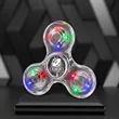 Custom Clear LED Light Fidget Spinner Toys | https://www.bestnamebadges.com