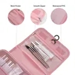 Water-Resistant 600D Hanging Toiletry Bag | https://www.bestnamebadges.com