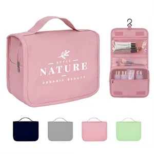 Water-Resistant 600D Hanging Toiletry Bag