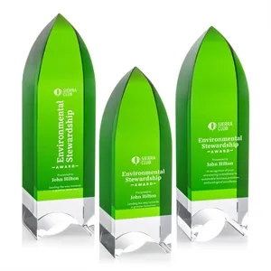 Emerald Tower Award | https://www.bestnamebadges.com