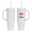 Seneca 30 oz Eco-Friendly Straw Mug | https://www.bestnamebadges.com