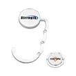 Portable Full Color Folding Purse Hook For Table | https://www.bestnamebadges.com