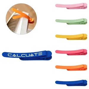Duckbill Clip Silicone Automatic Bookmark For Reading