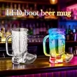 17oz LED Glowing Boot Beer Cup with Handle | https://www.bestnamebadges.com