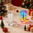 17oz LED Glowing Boot Beer Cup with Handle | https://www.bestnamebadges.com