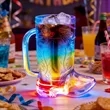 17oz LED Glowing Boot Beer Cup with Handle | https://www.bestnamebadges.com