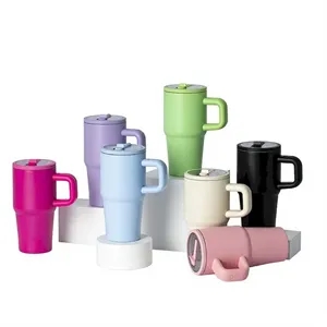 20oz Large Capacity Stainless Steel Insulated Car Tumbler wi